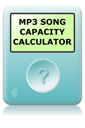 Mp3 Player Capacity Chart