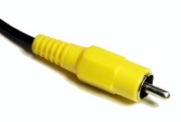 yellow composite video connector